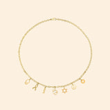 14K Love & Hope Charm Necklace